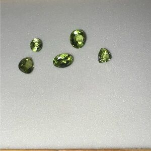 Lot of loose Peridots. All natural